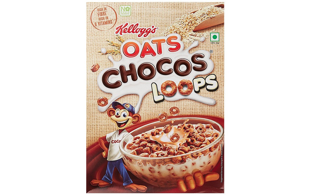 Kellogg's Oats Chocos Loops    Box  350 grams